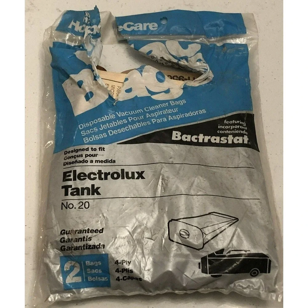 Vintage 2‎ Vacuum Bags Electrolux Tank No 20 Home Care Fast Shipping